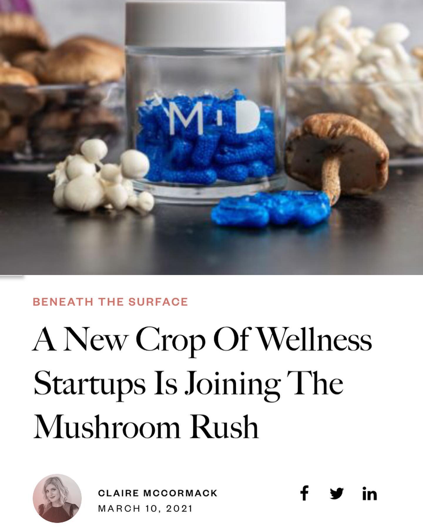 The Mush Rush is upon us and we wouldn&rsquo;t have it any other way...
Thank you @clairemcmack and @beautyindependent for including Flow State Micro in this amazing article on the booming mushroom wellness space...
We have an amazing functional bl